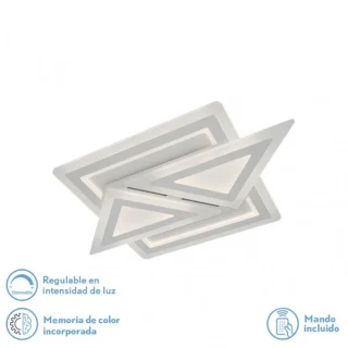 Plafón LED Atria 130W: Iluminación Regulable y Moderna