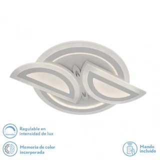 Plafón LED Alhena 144W: Iluminación Moderna y Regulable | luzguru.com