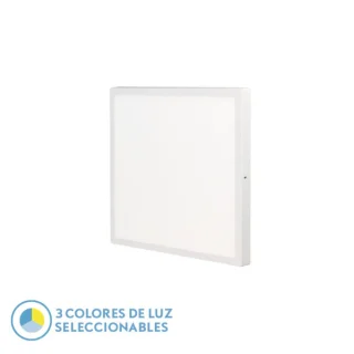 Panel Llano 48W 50x50cm: Iluminación LED regulable, Fabrilamp