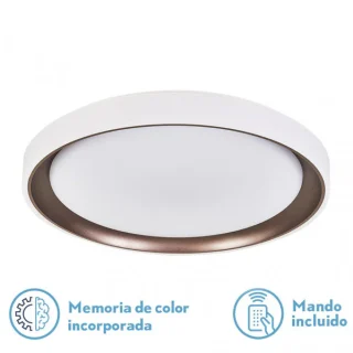Plafón Luanda 72W LED: Iluminación elegante y regulable