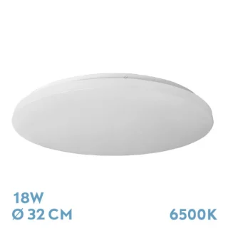 Plafón Tadeo 18W 6500K Blanco: Iluminación LED Moderna y Eficiente