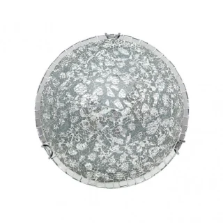 Plafón Tenor Cromo Mosaico 2xE27: Iluminación elegante para tu hogar