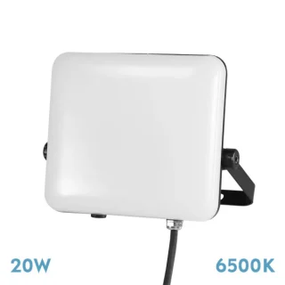 Proyector Destello 20W 6500K: Iluminación exterior potente y duradera