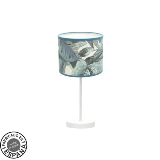 Sobremesa Argel Blanco/Azul: Iluminación moderna y elegante para tu hogar