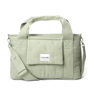 Suavinex Bolso Carro Bebé Panera Rectangular Poetry Verde