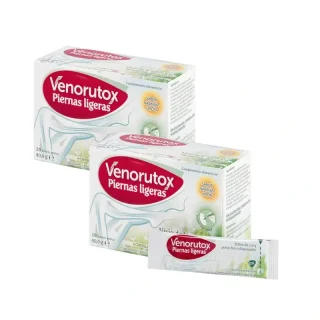 Venorutox Piernas Ligeras Naranja-Limón, 2X20 Sobres