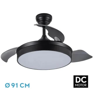 Ventilador DC Silencioso y Eficiente | Fabrilamp / Abrila CALA | 91cm | Ref: 158999002 | LUZGURU