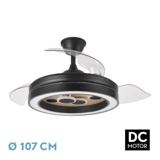 Ventilador DC Silencioso y Regulable | Fabrilamp / Abrila Cupido | 107cm | Ref: 242691388 | LUZGURU
