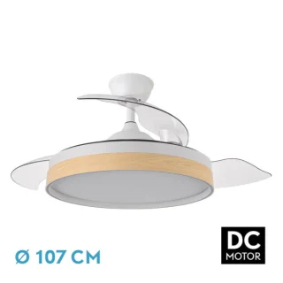 Ventilador DC Silencioso | Fabrilamp / Abrila IGLU | 107cm | Ref: 207091368 | LUZGURU