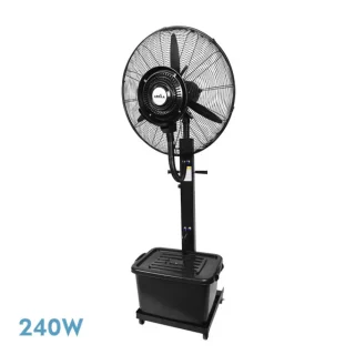 Ventilador Pie Nebulizador Potente | Fabrilamp / Abrila Diluvio | 170cm | Ref: 238841009 | LUZGURU